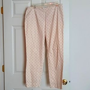 Charter Club Flat Front Side Zip Women's Ankle Pants Size 12